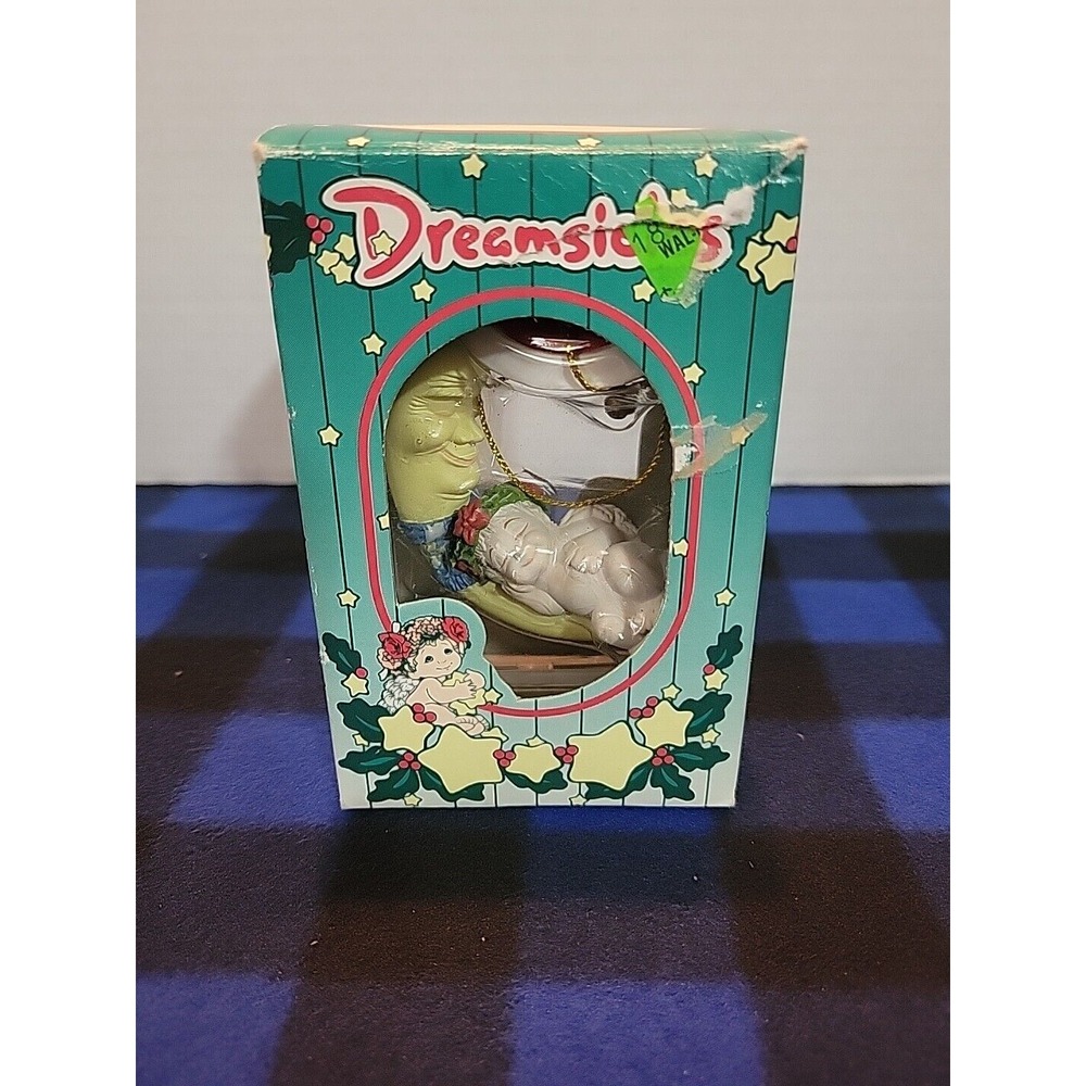 New Dreamsicles Moon & Cherub Christmas Ornament‎ 1997